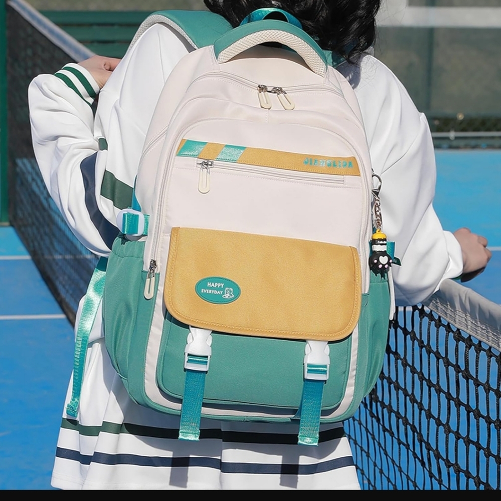 Stylish Multicolor Backpack - Picture 6 of 8